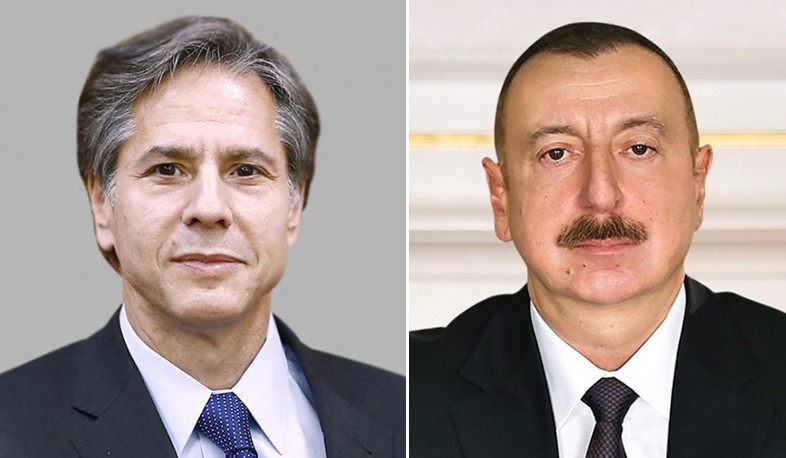 US Secretary of State Blinken once again urged Ilham Aliyev to maintain ceasefire