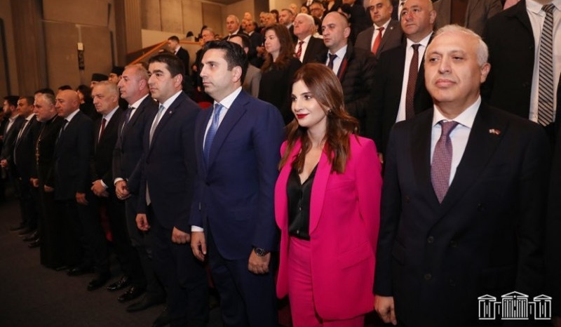 Ալեն Սիմոնյանի պաշտոնական այցը Վրաստան մեկնարկել է դիվանագիտական հարաբերությունների խորհրդանշական միջոցառմամբ