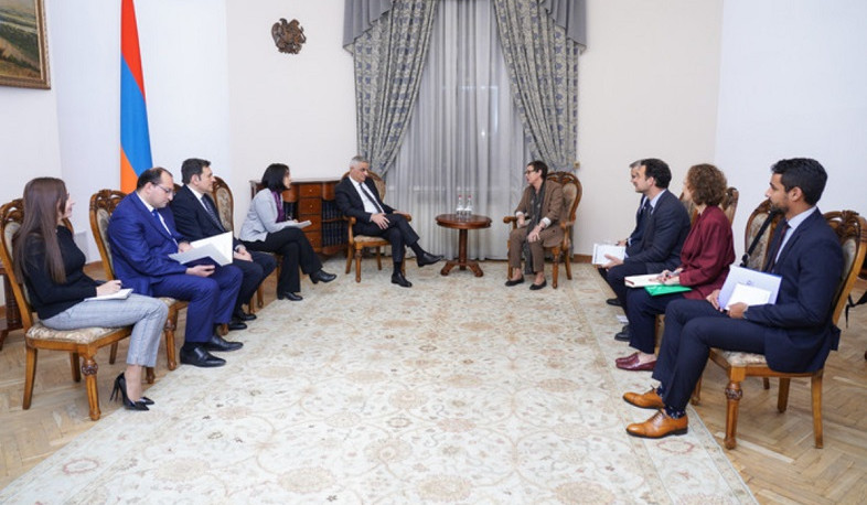 Մհեր Գրիգորյանը Զարգացման ֆրանսիական գործակալության պատվիրակության հետ հանդիպմանը կարևորել է Ֆրանսիայի Սենատի բանաձևը