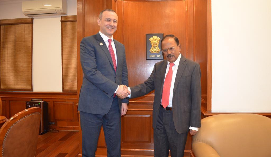 Армен Григорян и советник премьер-министра Индии договорились способствовать скорейшей реализации достигнутых в сфере безопасности договоренностей