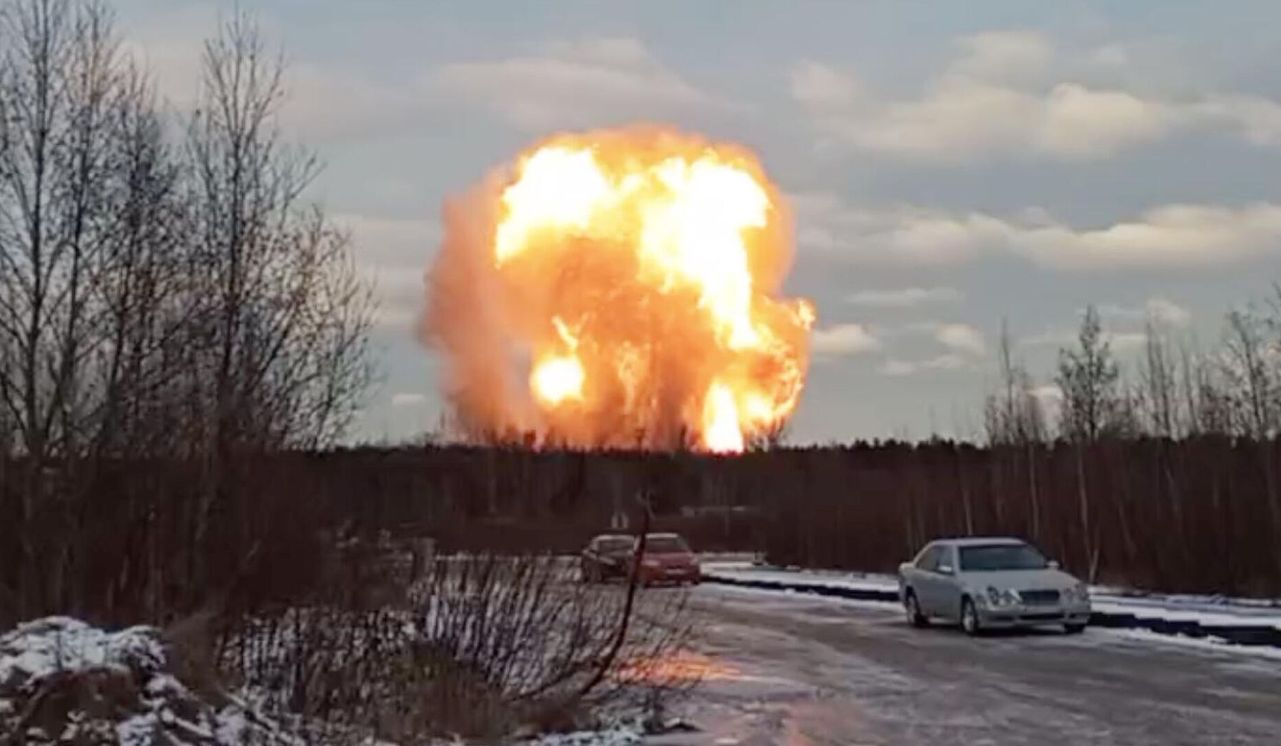 Под Петербургом произошел взрыв