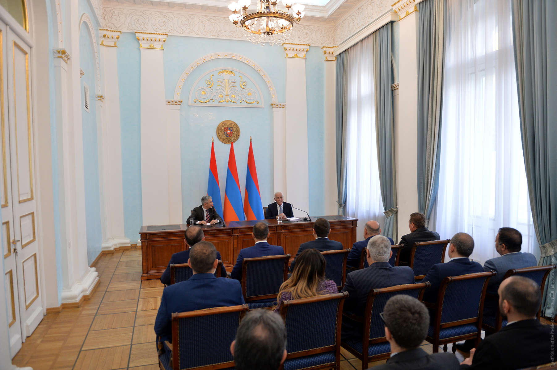 Վահագն Խաչատուրյանը հյուրընկալել է ուկրաինահայ գործարարների