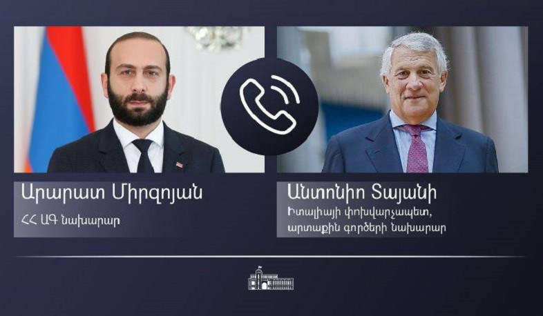 Телефонный разговор министров иностранных дел Армении и Италии