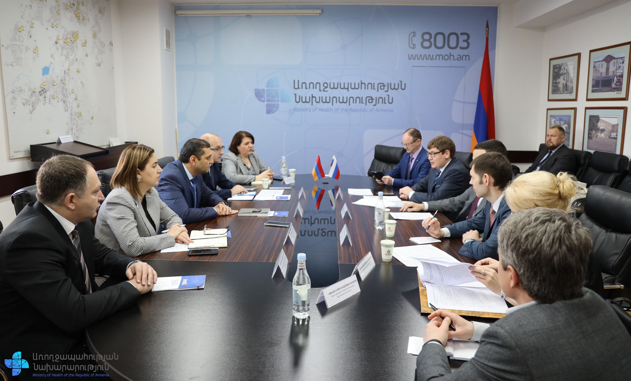 Արտակ Ջումայանը հյուրընկալել է Սվերդլովսկի մարզի պատվիրակությանը. քննարկվել են առողջապահության ոլորտում փոխգործակցության հնարավորությունները