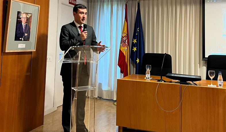 Səfir Avetisyan İspaniyanın UNED Universitetində Bakının təcavüzü nəticəsində Ermənistandakı vəziyyəti təqdim edib