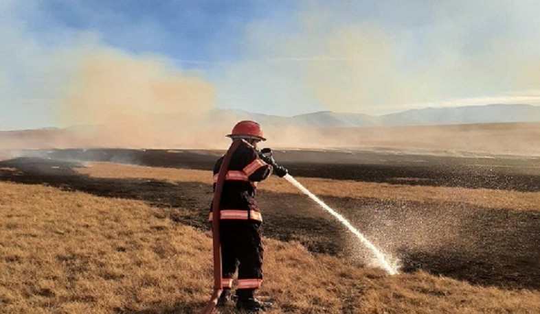 Հրշեջ-փրկարարները մարել են ընդհանուր մոտ 76․2 հա տարածքում բռնկված հրդեհները