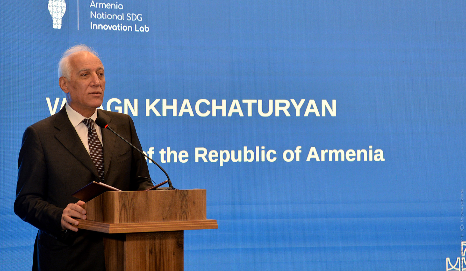 President Vahagn Khachaturyan participated in forum organized by SDG Innovation Lab of UN Development Programme in Armenia
