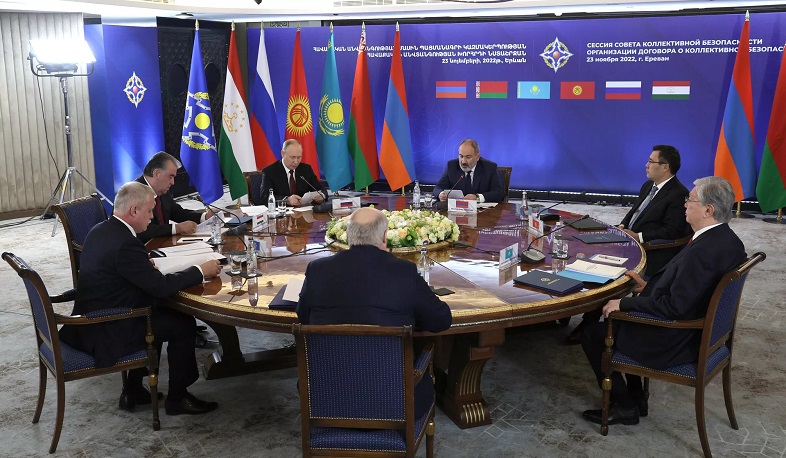 Russian President Vladimir Putin offered Security Council participants to discuss results of CSTO summit and meeting with Pashinyan