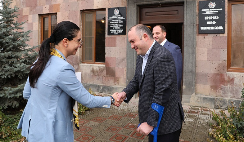 Դատախազությունը գործընկերների համար «երկաթե վարագույր» չէ. Աննա Վարդապետյանն այցելել է Արարատի մարզ