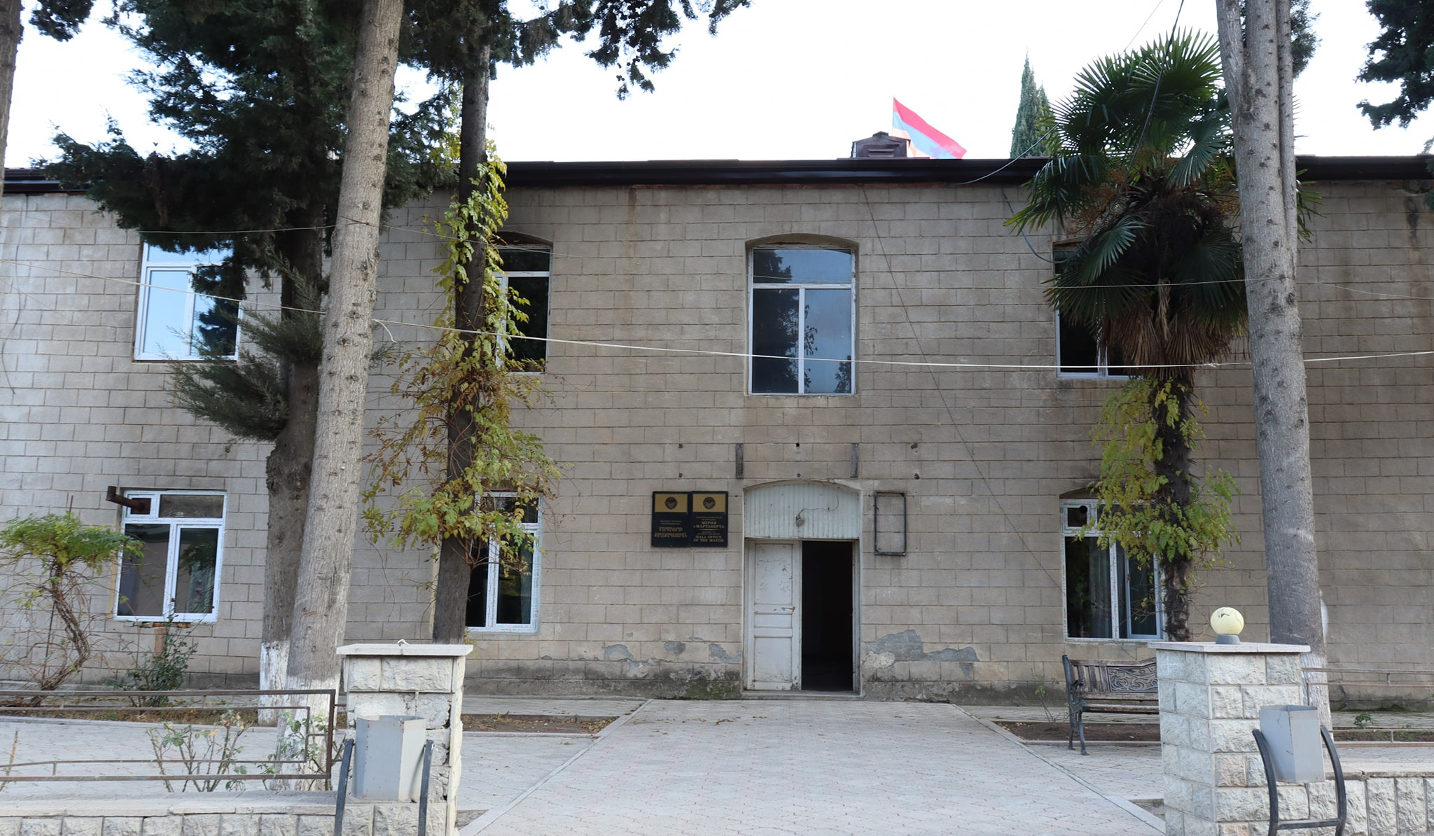 Works of repairing first stage of municipality building damaged by shelling completed in Martakert