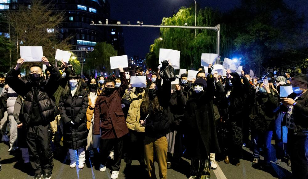 Protesters take streets of Chengdu as COVID protests flare across China