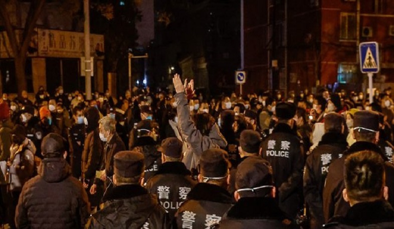 Չինաստանում ոստիկանությունը սկսել է անցորդների ձերբակալությունները շարունակվող բողոքների պատճառով