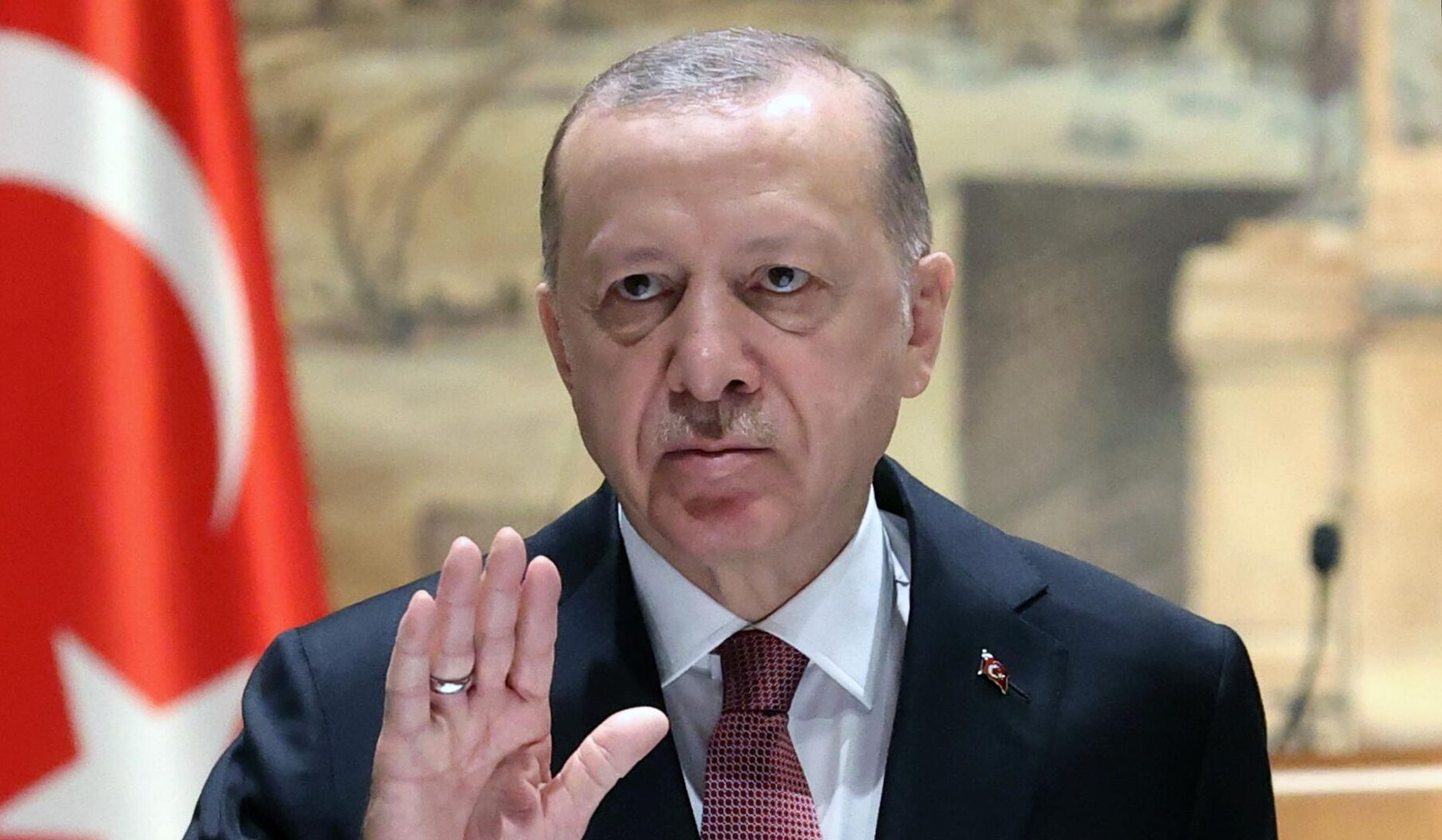 Turkey determined to protect southern border with Syria, Erdogan