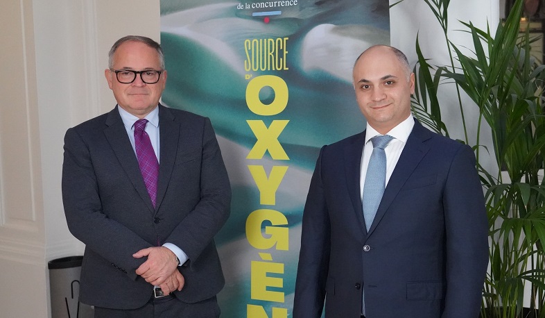 ՄՊՀ նախագահը ֆրանսիացի պաշտոնակցի հետ  քննարկել է թվային շուկաներում մրցակցության խնդիրները