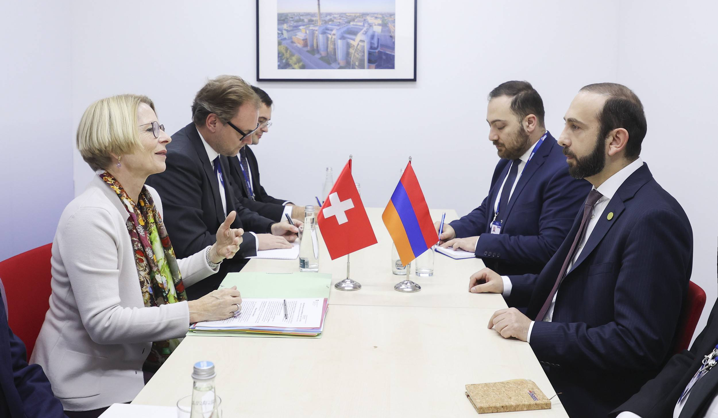 Foreign Minister of Armenia discusses Azerbaijani aggression with the State Secretary of the Swiss Federal Department of Foreign Affairs