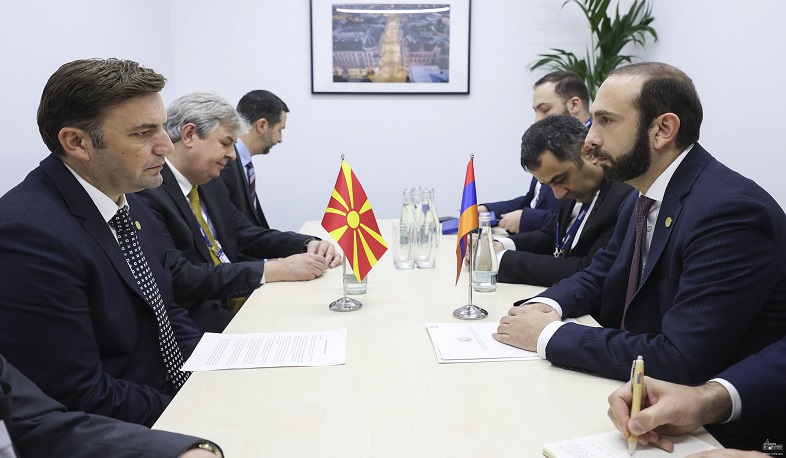 Встреча глав МИД Армении и Северной Македонии
