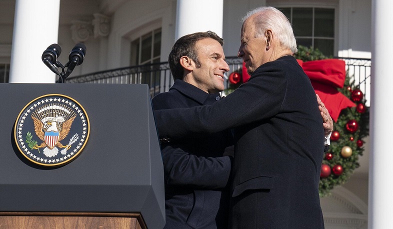 В Белом доме прошли официальные переговоры Джо Байдена с президентом Франции Эммануэлем Макроном