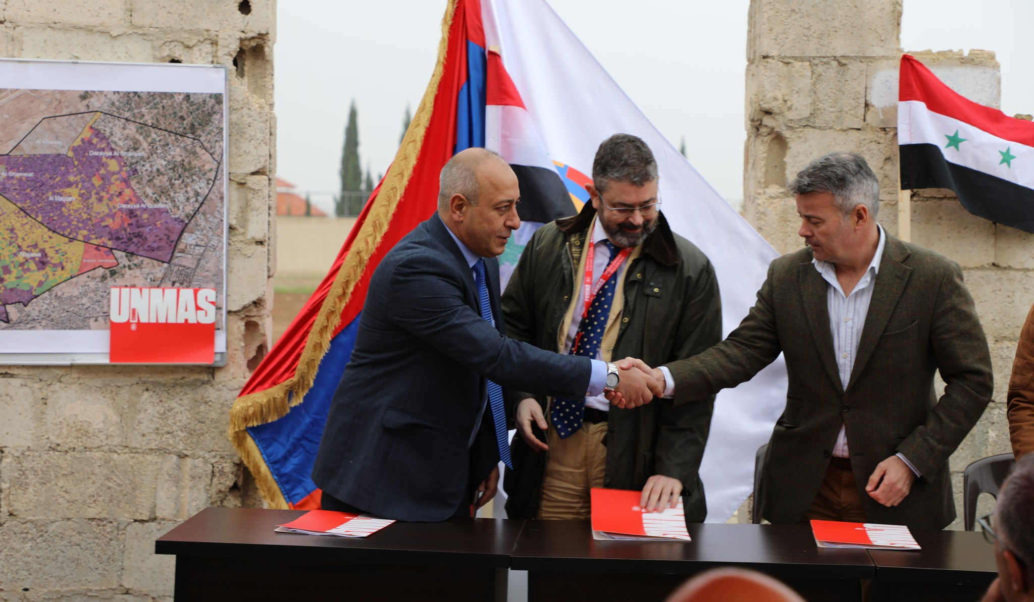 ՀԱՓԿ-ի մասնագետները Սիրիայի իշխանություններին են հանձնել գյուղատնտեսական նշանակության մաքրված տարածք