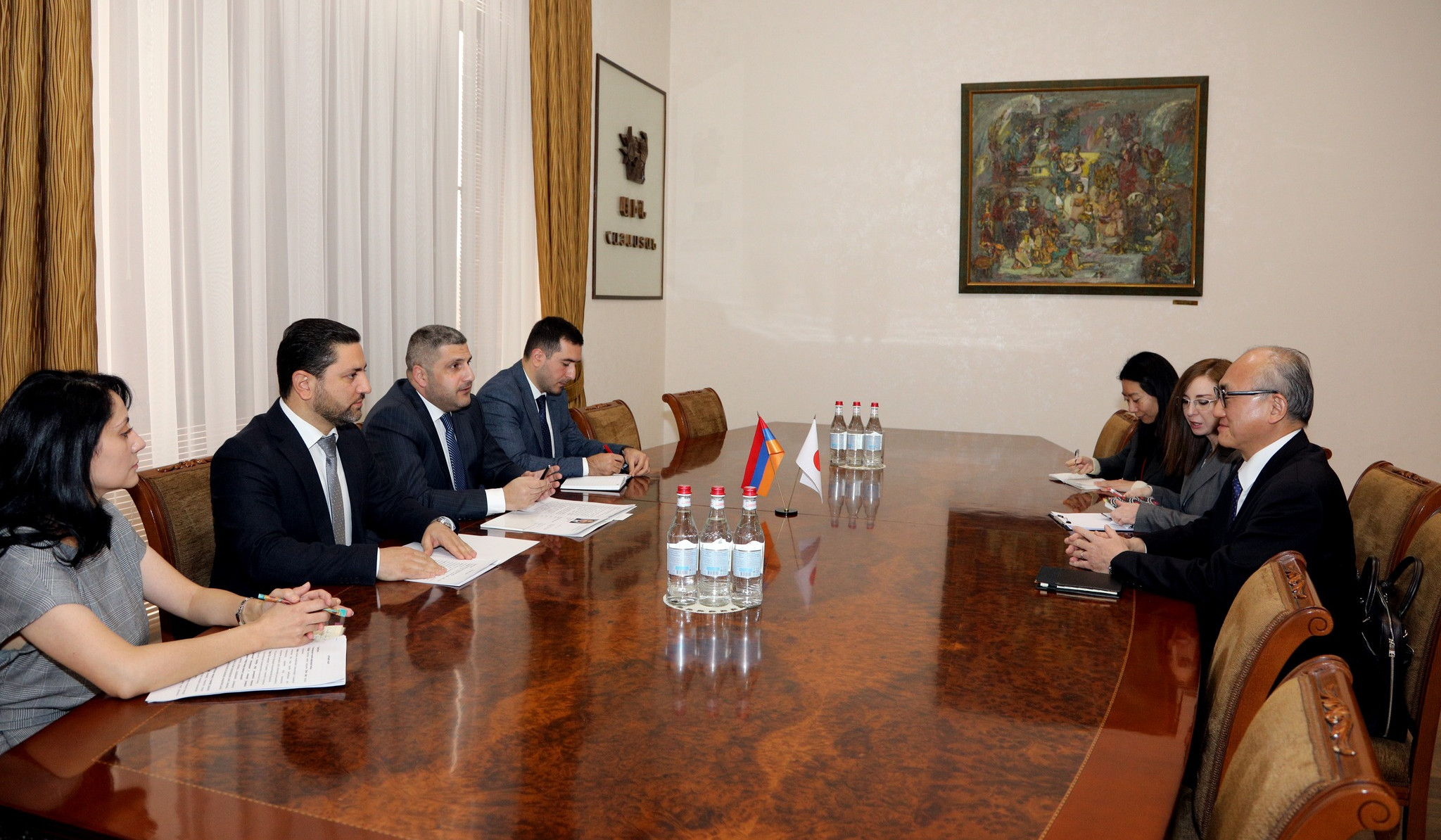 ԱԻ նախարարության հետ համագործակցությունը բարձր մակարդակի վրա է. Ճապոնիայի դեսպանը՝ Արմեն Փամբուխչյանին