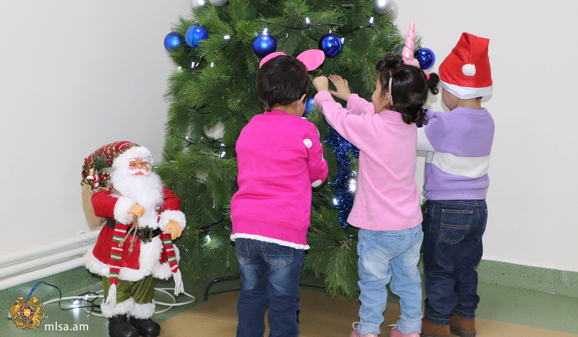 «Երևանի Մանկան տուն» ՊՈԱԿ-ում երեխաներն այսօր զարդարել են եղևնին
