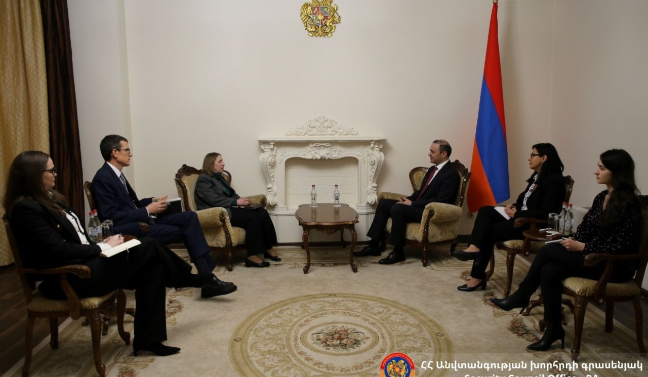 Արմեն Գրիգորյանը Լին Թրեյսիին շնորհակալություն է հայտնել Հայաստանի և ԱՄՆ-ի միջև հարաբերությունների խորացման համար