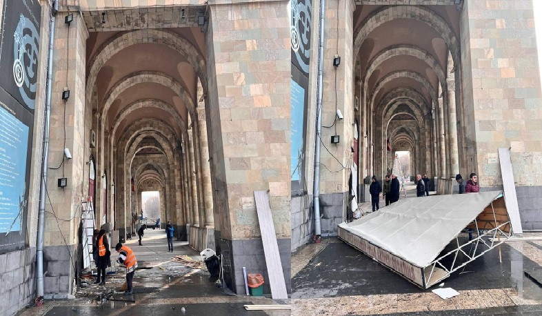 Հանրապետության հրապարակում ապամոնտաժվել է հուշարձանի տեսքն աղավաղող կրպակը