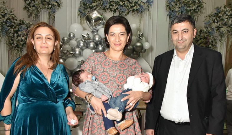 Մկրտվել են 44-օրյա պատերազմում անմահացած զինծառայող Նորայր Վարդանյանի քույրիկը և եղբայրը