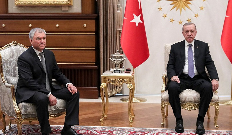 Володин встретился с президентом и председателем НС Турции