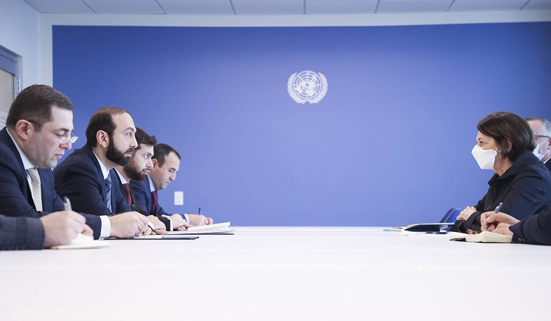 Meeting of Foreign Minister of Armenia Ararat Mirzoyan with UN Under-Secretary-General Rosemary DiCarlo