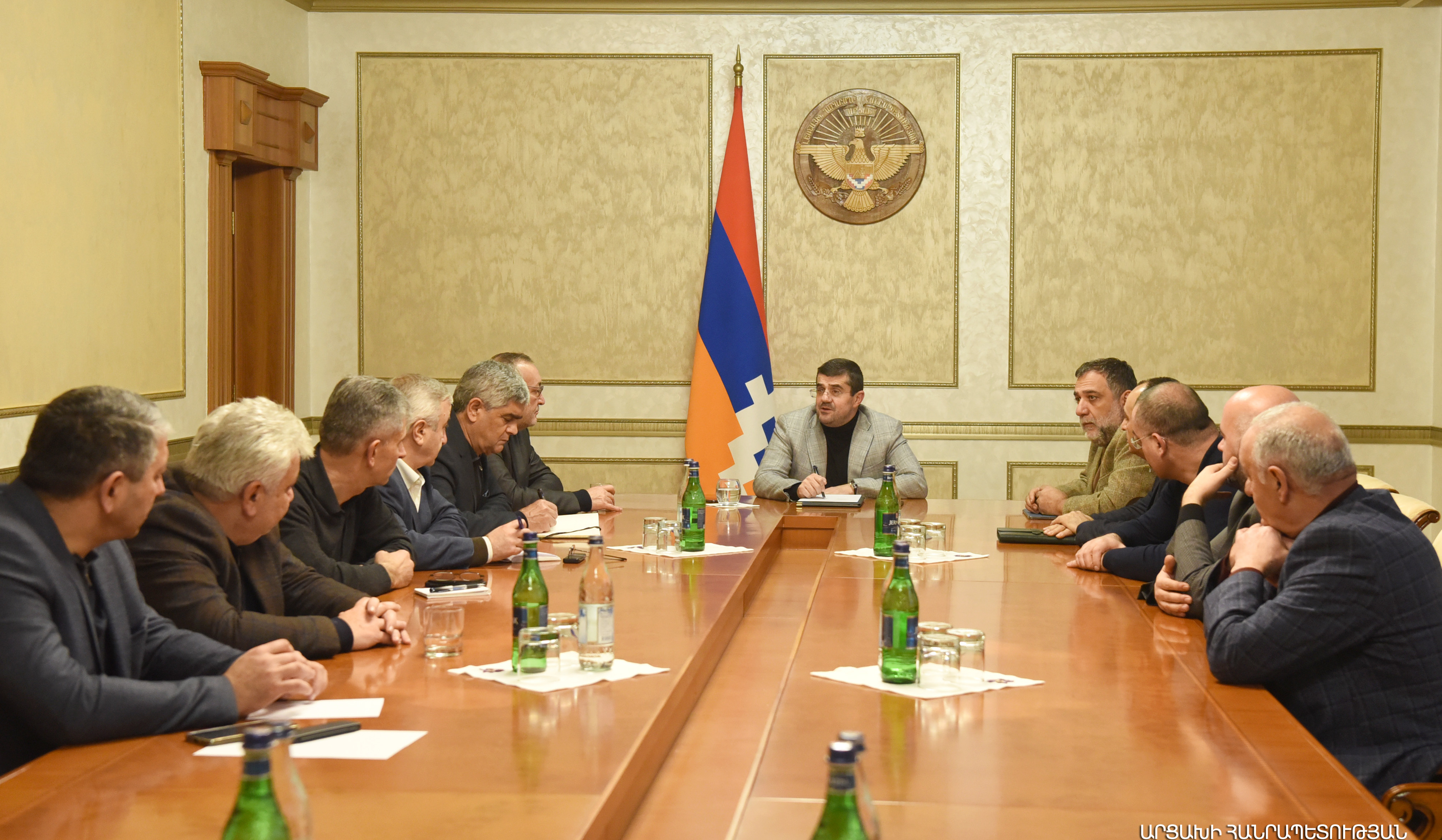 Military-political situation around Artsakh discussed: consultation with President of Artsakh