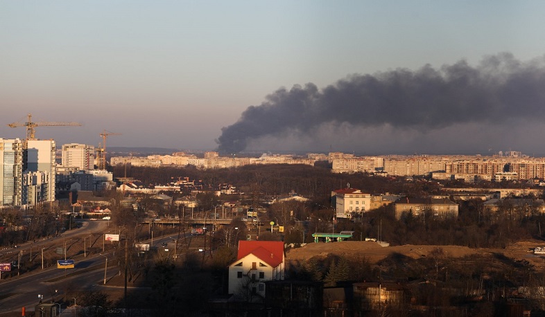 Киев подвергся атаке дронов-камикадзе