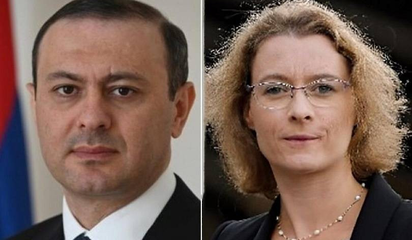 Armen Grigoryan presented humanitarian crisis created in Nagorno-Karabakh to Emmanuel Macron's adviser