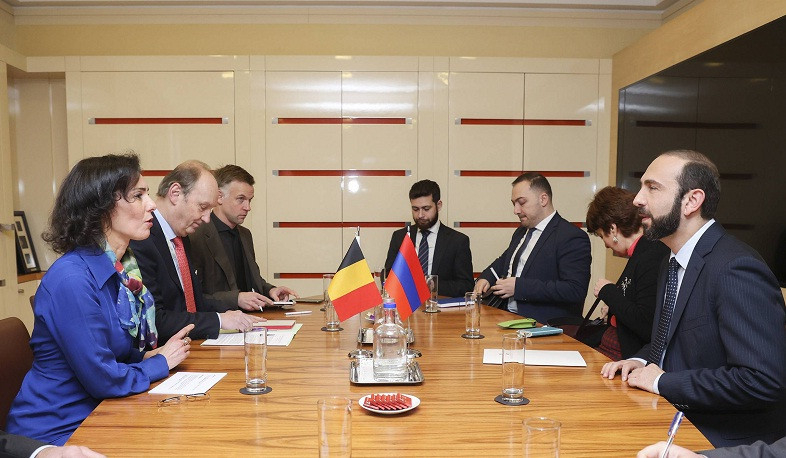 Foreign Minister of Armenia touched upon the situation resulting from Azerbaijan's illegal blockade of the Lachin Corridorduring the meeting with Belgian counterpart