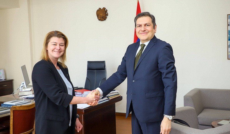 Newly-appointed Ambassador of Denmark handed over copy of her credentials to Deputy Foreign Minister of Armenia