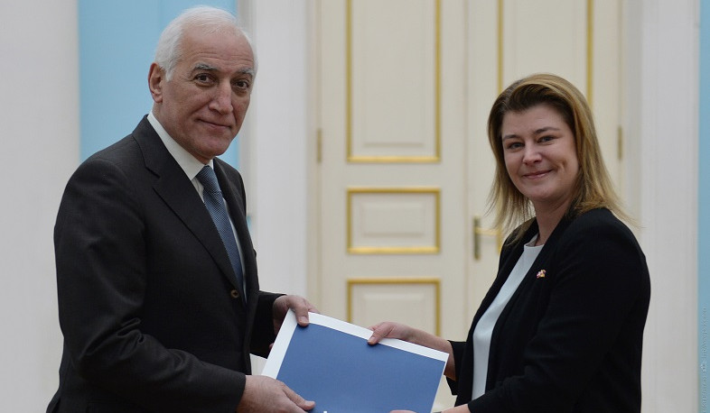Newly appointed Ambassador of Denmark to Armenia Anne Toft Sørensen presented her credentials to President Vahagn Khachaturyan