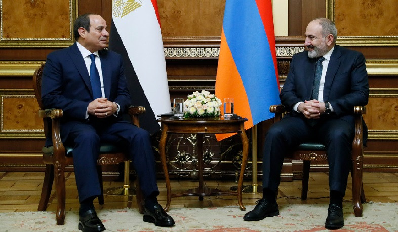 Nikol Pashinyan and Abdel Fattah El-Sisi discuss further development of Armenia-Egypt relations