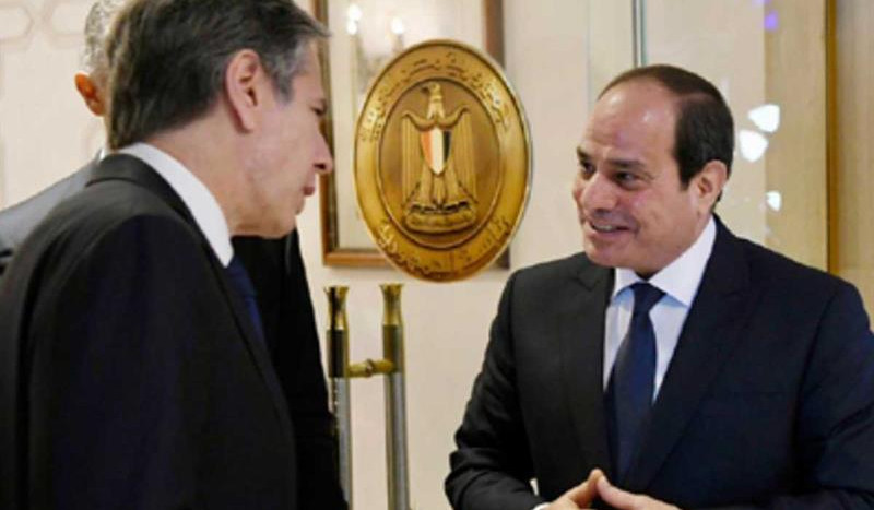 President El-Sisi Meets United States Secretary of State Blinken
