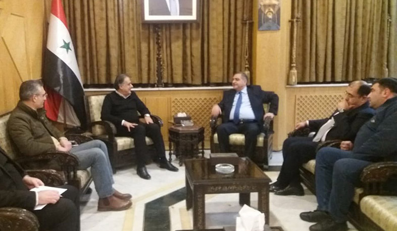Governor of Aleppo received Armenia's ambassador to Syria and accompanying delegation