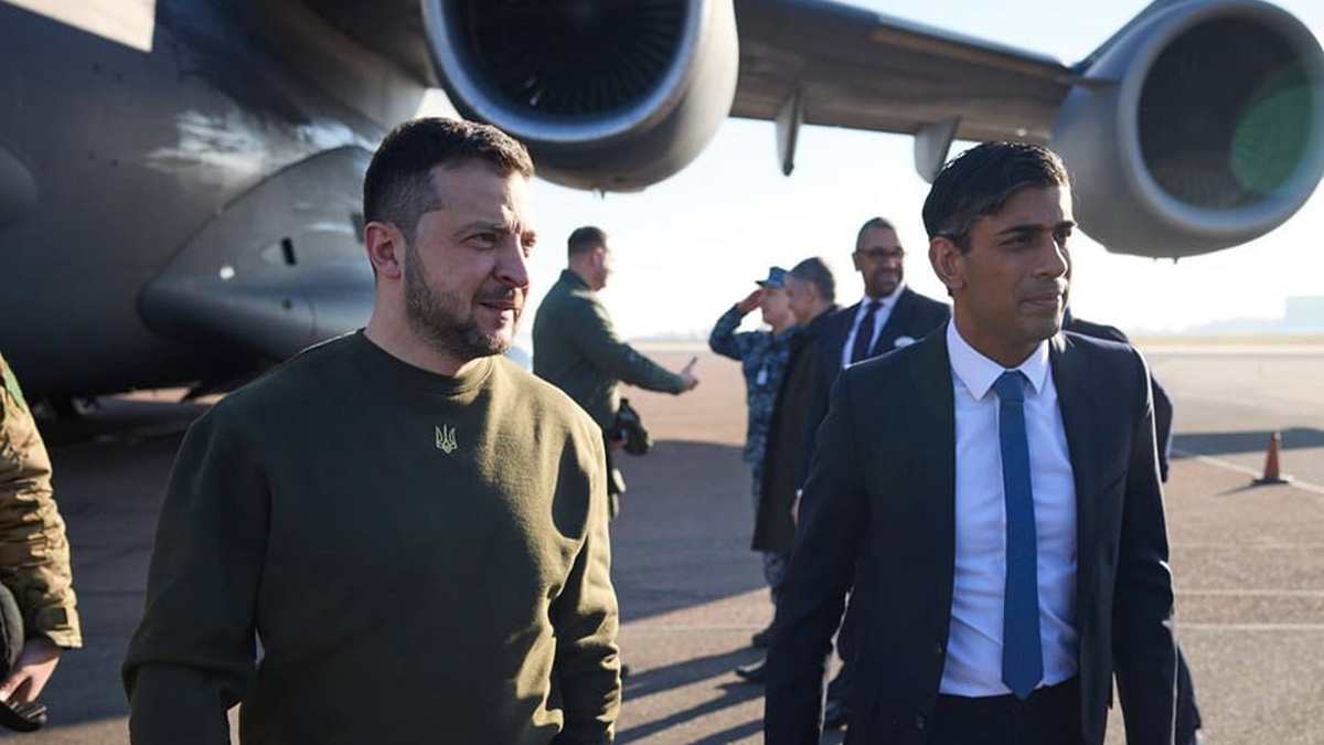 Zelensky urges U.K. to send fighter planes to ensure victory over Russia