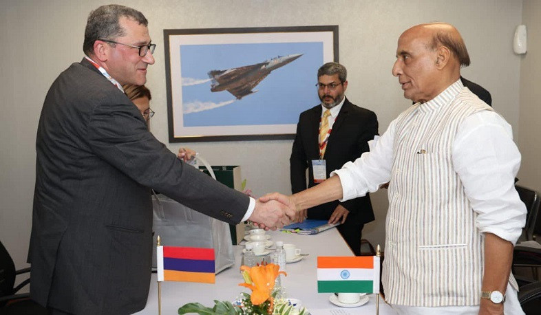 Կարեն Բրուտյանը և Հնդկաստանի պաշտպանության նախարարը քննարկել են ռազմական և ռազմատեխնիկական համագործակցության հարցեր