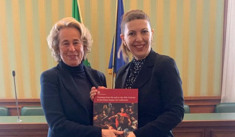 Ambassador Hambardzumyan presented to Italian Senator Stefania Craxi situation created by Lachin Corridor blockade