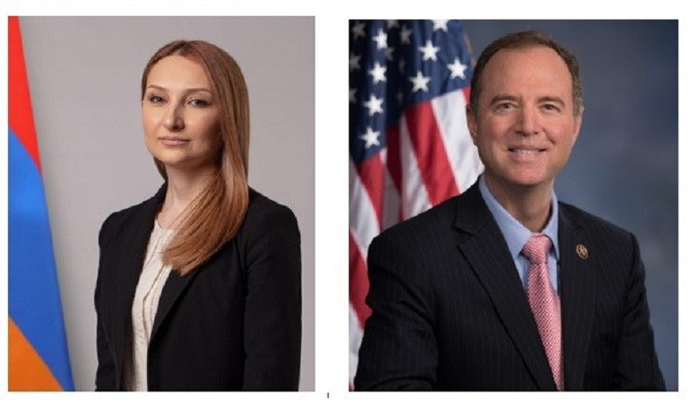 Դեսպան Մակունցը կոնգրեսական Ադամ Շիֆին է ներկայացրել Լաչինի միջանցքի շուրջ վերջին զարգացումները