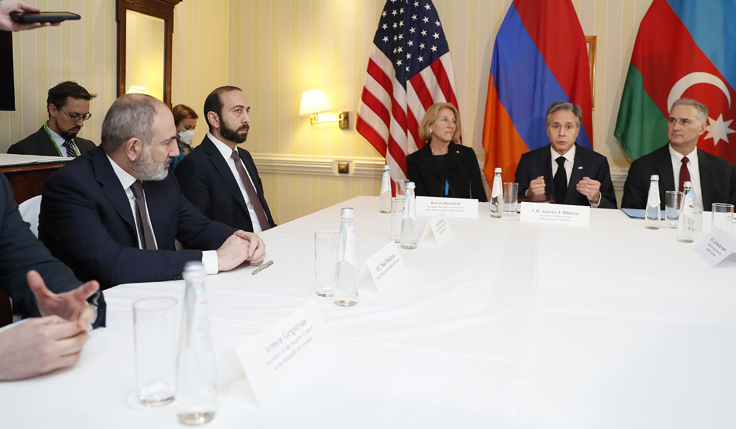 Մյունխենում տեղի է ունեցել ՀՀ վարչապետի, ԱՄՆ պետքարտուղարի և Ադրբեջանի նախագահի հանդիպումը