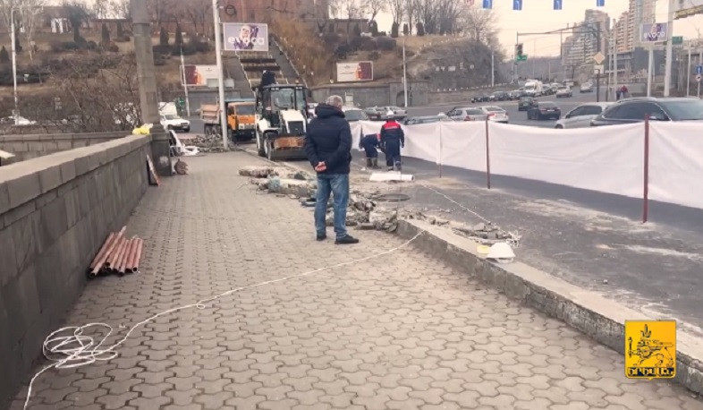 Մեկնարկել են «Հաղթանակ» կամրջի բարեկարգման աշխատանքները