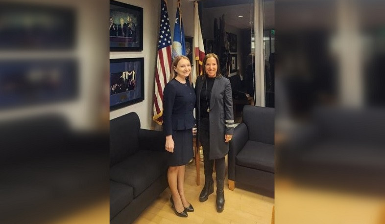 Lilit Makunts and the Deputy Governor of California discussed security issues of South Caucasus