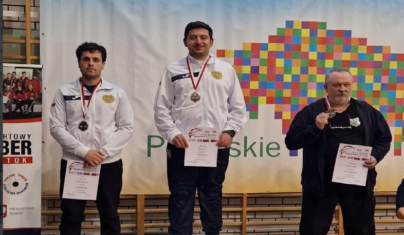 2 ոսկե, 3 արծաթե և 1 բրոնզե մեդալ՝ Լեհաստանի հրաձգության բաց առաջնությունից