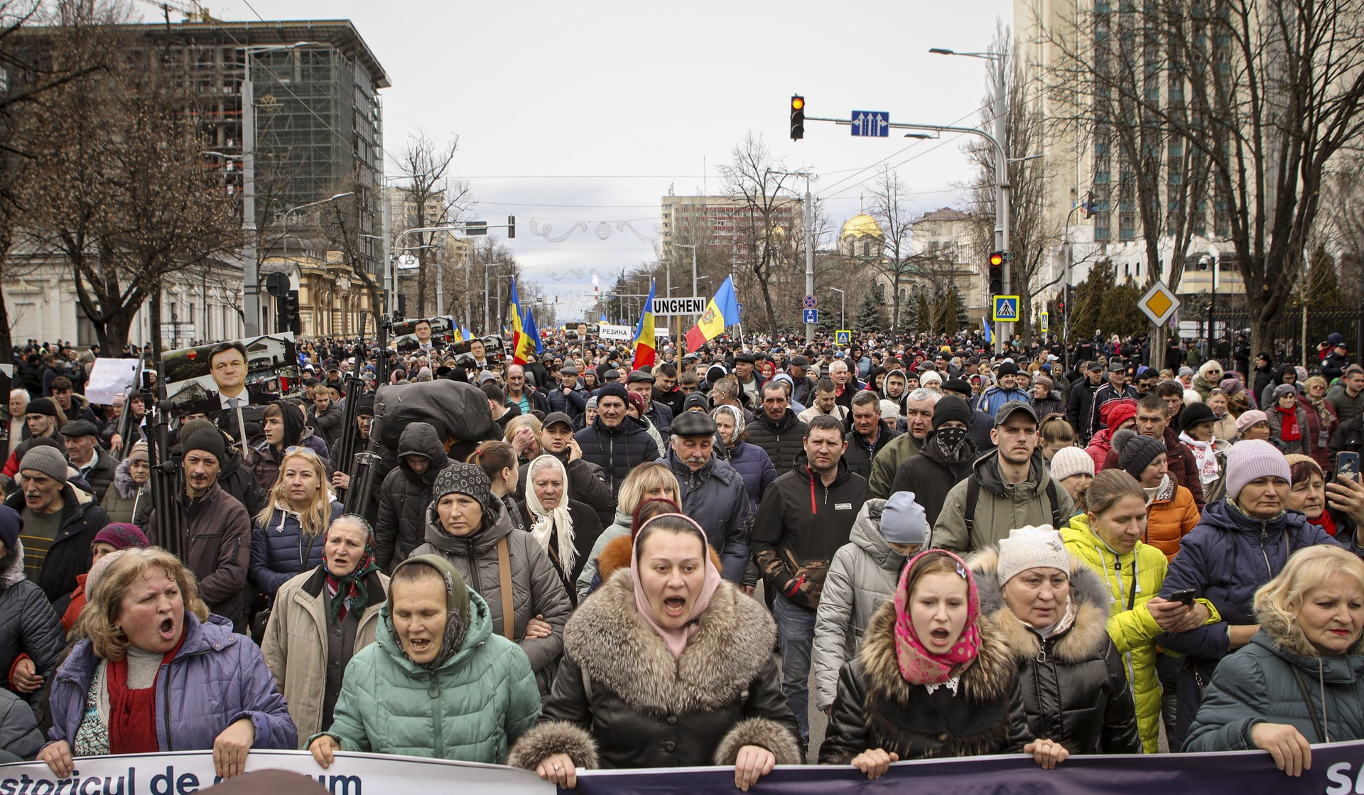 Молдавская оппозиция провела акцию протеста в Кишиневе