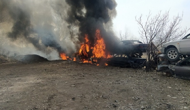 Վեդիում խոտանված ավտոմեքենաներ են այրվել