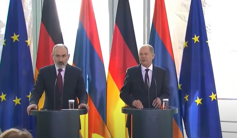 Nikol Pashinyan and Olaf Scholz discuss situation in Nagorno-Karabakh, results of Lachin Corridor blockade