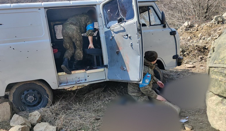 Azerbaijani sabotage group was ambushed in forested area by road and attacked car from there: Artsakh Ministry of Internal Affairs